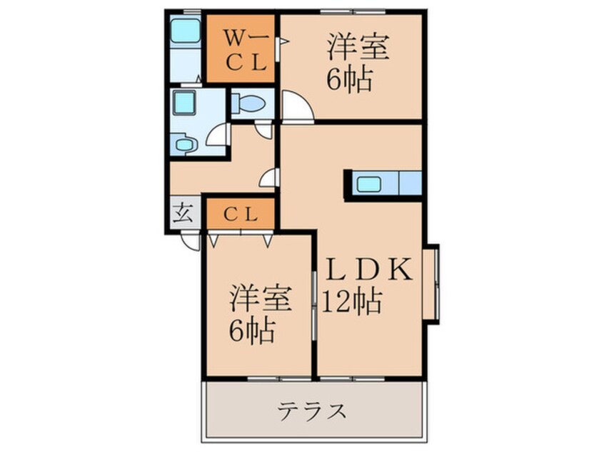 間取図 グレ－スヴィラ弐番館