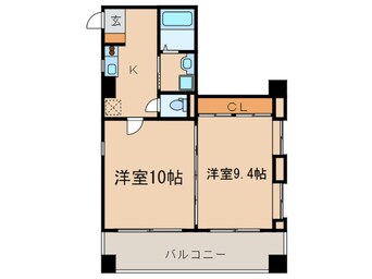 間取図 ｻｳﾞｫｲﾃﾝｼﾞﾝｸｫ-ﾀ-(1308)