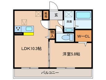 間取図 D-ROOM石丸