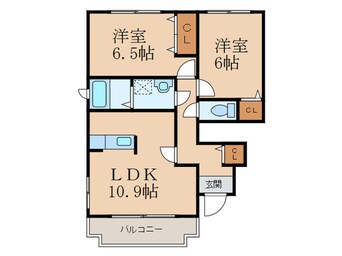 間取図 クリスマスローズⅡ