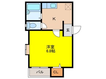 間取図 ピュア別府弐番館