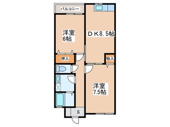 間取図 ペットビレッジ大佐野