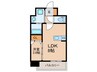ｴﾝｸﾚｽﾄ博多PARKSIDE（205） 1LDKの間取り