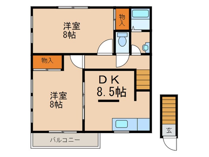 間取り図 シティキャッスルⅡ