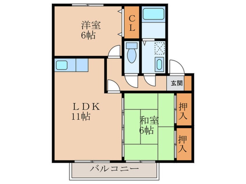 間取図 シャルム４