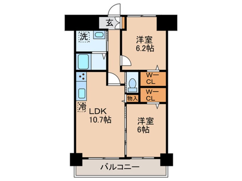 間取図 サンシャイン.プリンセス青山