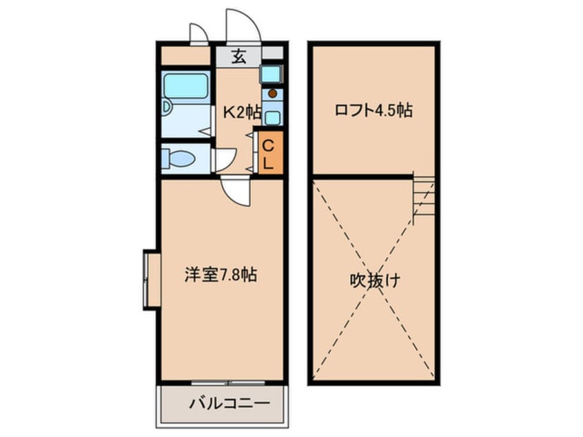 間取図 エール博多