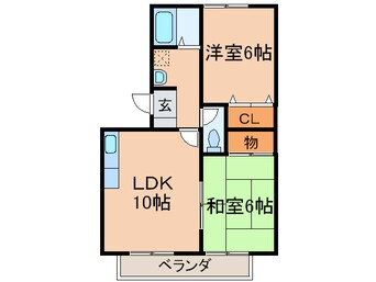 間取図 トロワフィーユ