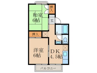 間取図 ボンセジュール霧ヶ丘