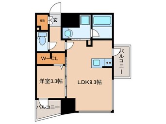 間取図 ラクレイス香椎駅前