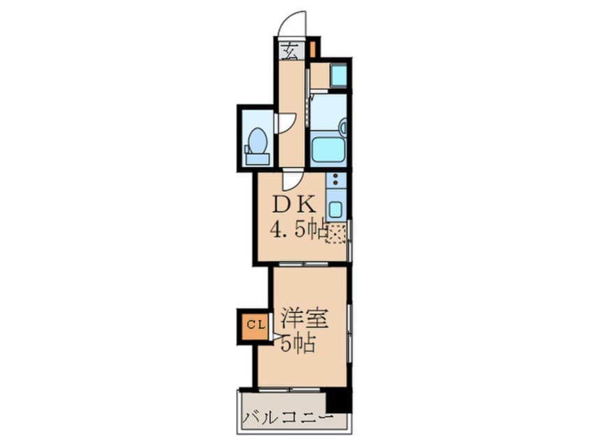 間取図 レジディア博多