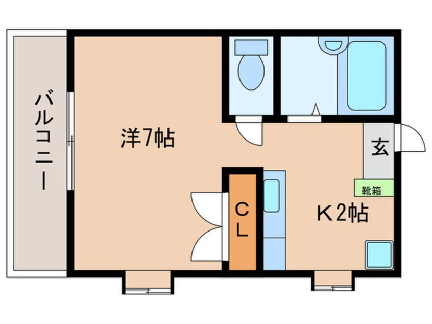 間取図 ハイネス枝光Ａ棟