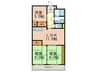シュライン参道 3LDKの間取り