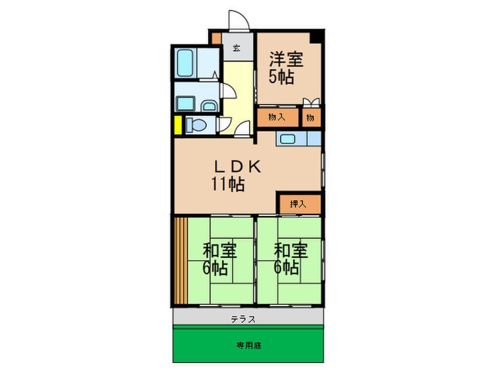 間取り図 シュライン参道