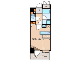 間取図 アクタス天神アネックスⅢ(803)