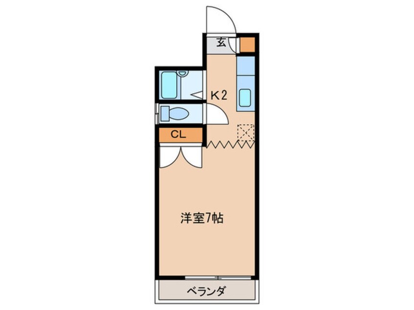 間取図 ハイネス枝光Ｂ棟