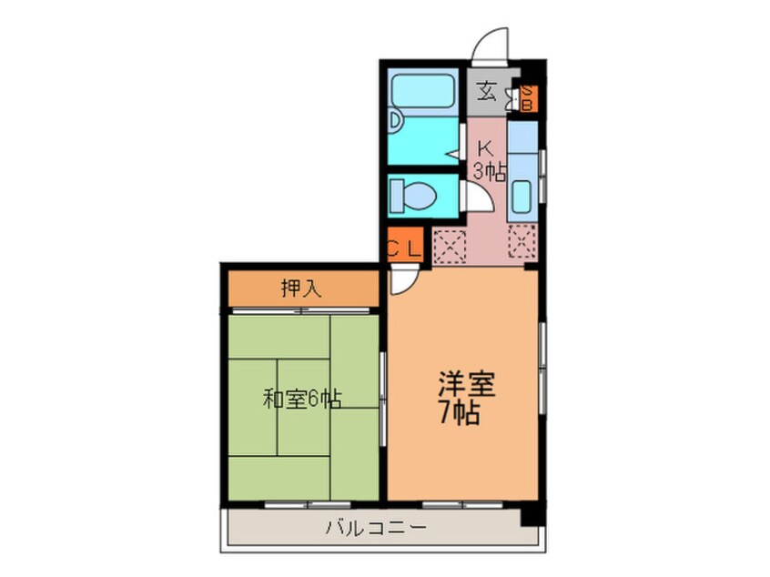 間取図 エミネント永犬丸