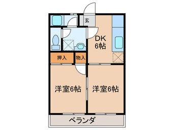 間取図 コーポアイランド