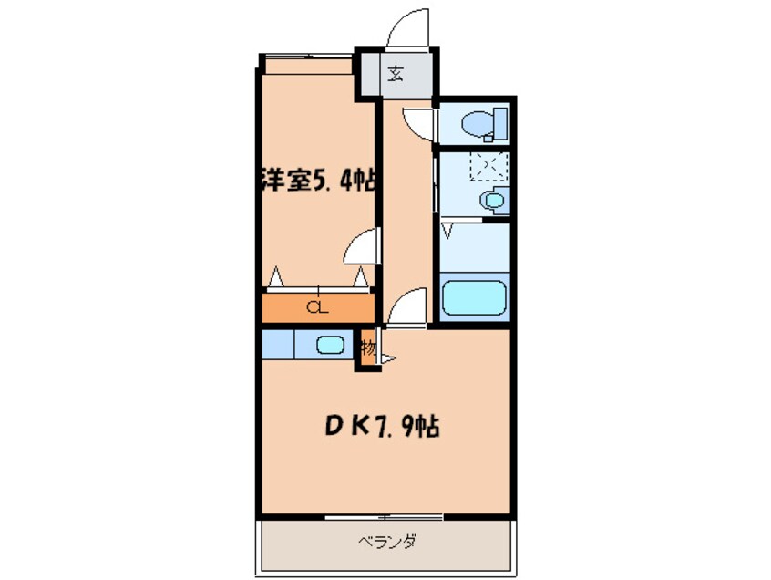 間取図 フィオ－レ