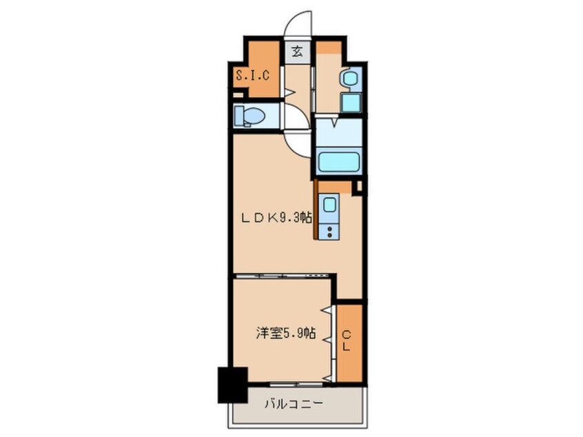 間取図 レガリア吉塚