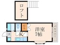 ロフト若園の間取図
