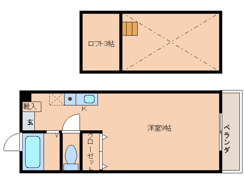 間取図 ガーデンヒルズⅢ