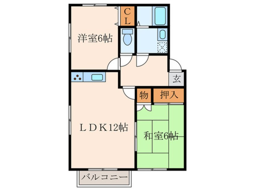 間取図 ゆうＣＯＵＲＴ