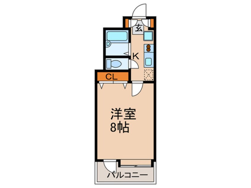 間取図 ミ・シュール天神南