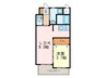 アンテス上到津 1LDKの間取り