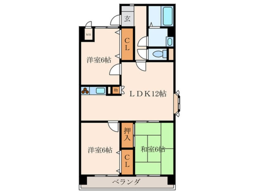 間取図 アビタシオンオキ