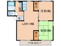 メルベ－ユの間取図