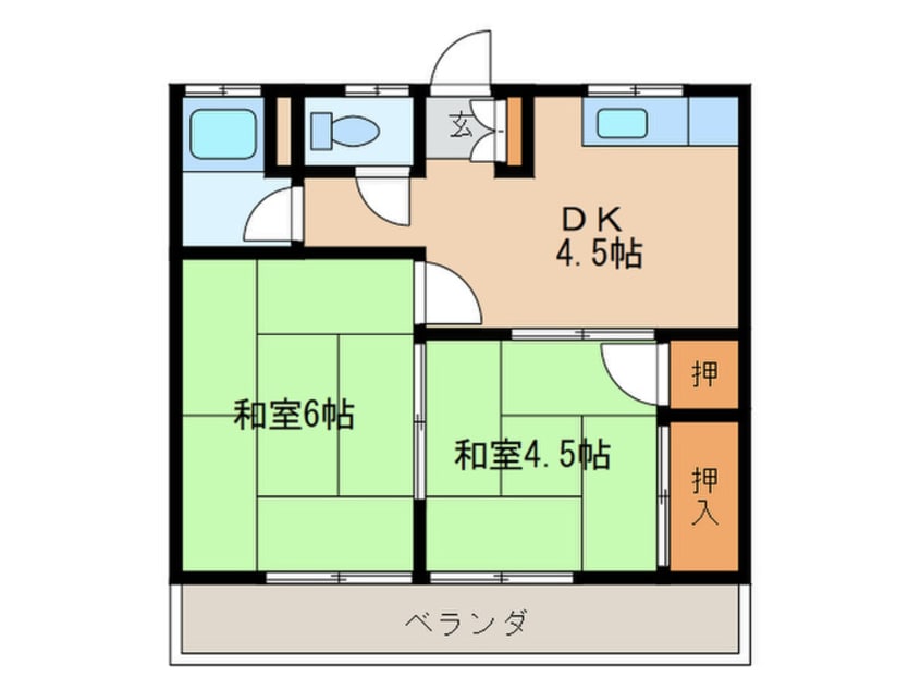 間取図 丸義荘