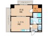 コア・フォレスタ 1LDKの間取り