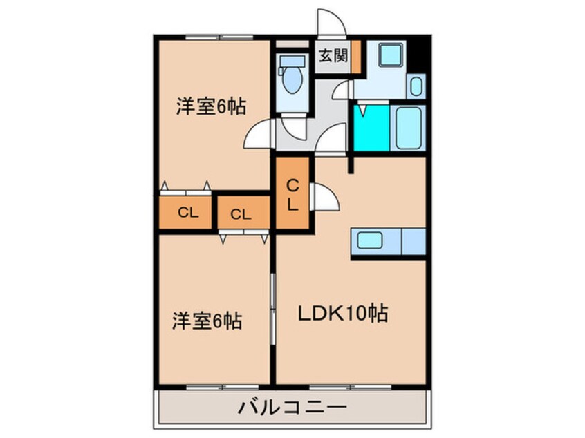 間取図 コア・フォレスタ