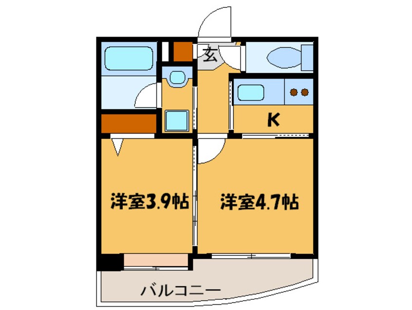 間取図 ｱｸﾀｽ天神ｾﾝﾄﾗﾙﾀﾜ-(1403)