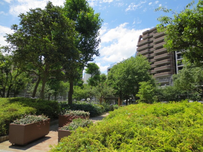 長浜公園(公園)まで170m ｱｸﾀｽ天神ｾﾝﾄﾗﾙﾀﾜ-(1403)