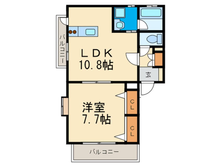 間取図 ヴェチヒルズ千早