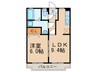 ＲＩＫＯボヌール 1LDKの間取り