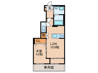 間取図 仮)東鳴水四丁目新築アパート