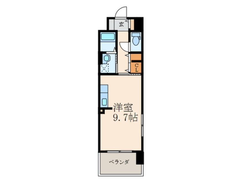 間取図 グランドール到津フォレスト