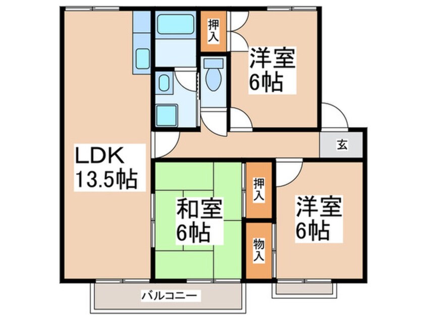 間取図 アドバンス藍