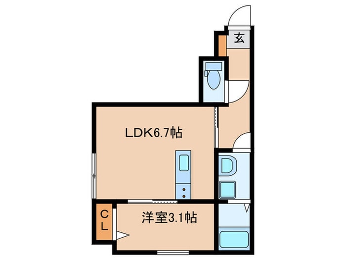 間取り図 ソレイル鴨池