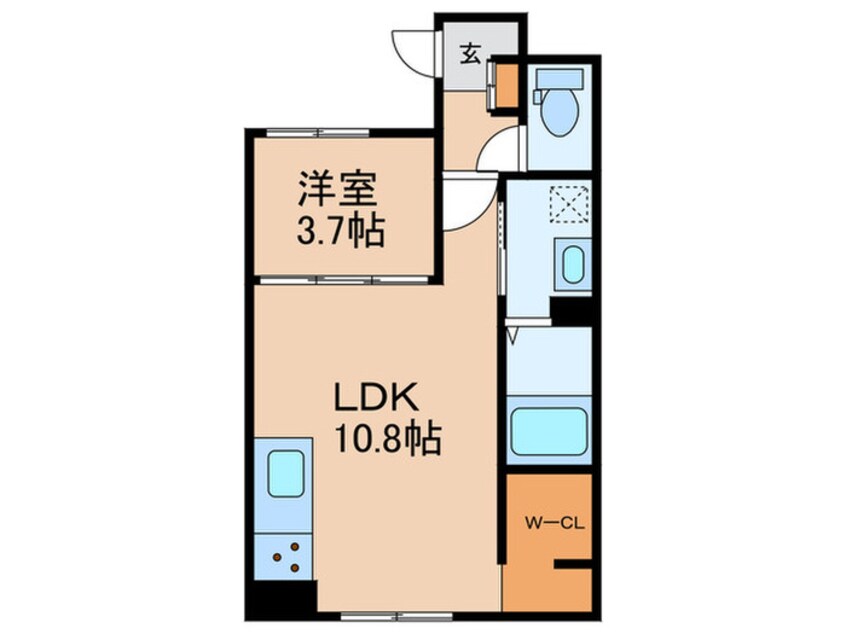間取図 シャインラッシュⅠ