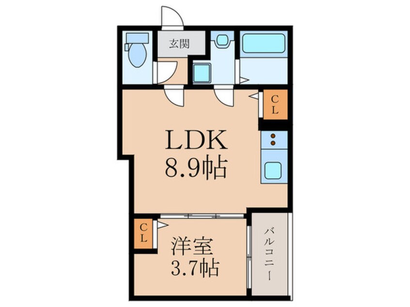 間取図 仮）Ｃｒｅｃｉａ中曽根Ⅱ