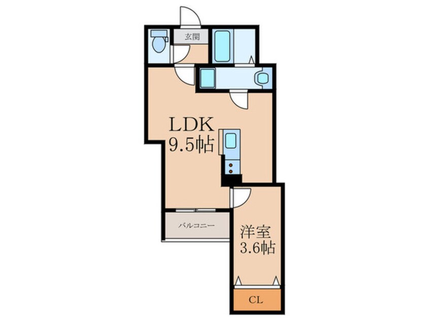 間取図 仮）Ｃｒｅｃｉａ中曽根Ⅱ