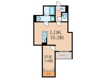 間取図 仮）Ｃｒｅｃｉａ中曽根Ⅱ