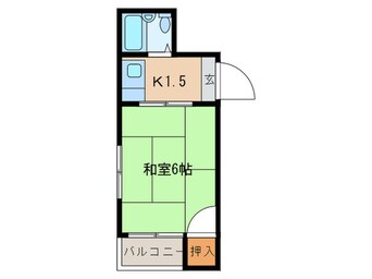 間取図 シャトー筥松Ⅱ