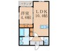 ＢＲＡＶＥ　ＢＡＳＥ行橋 1LDKの間取り