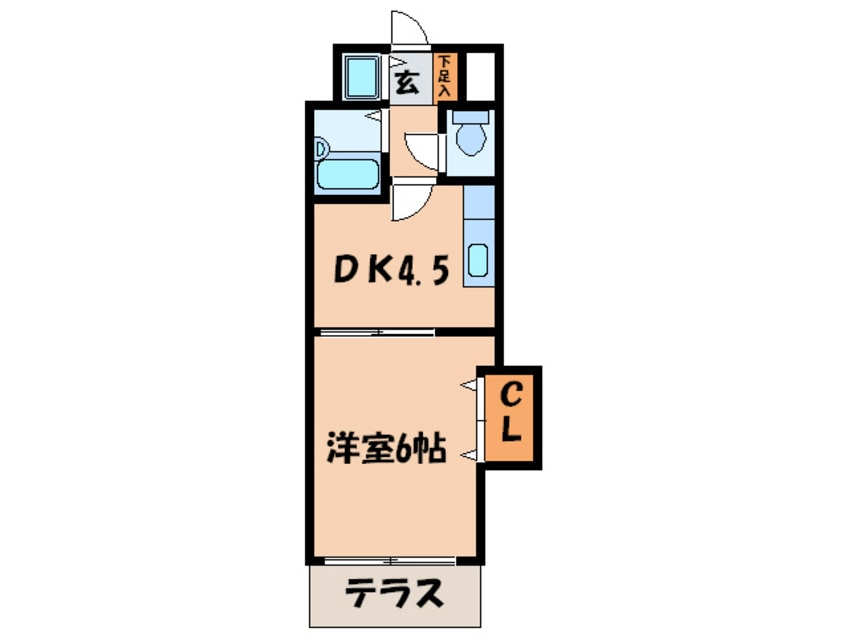 間取図 クロスステージ大濠