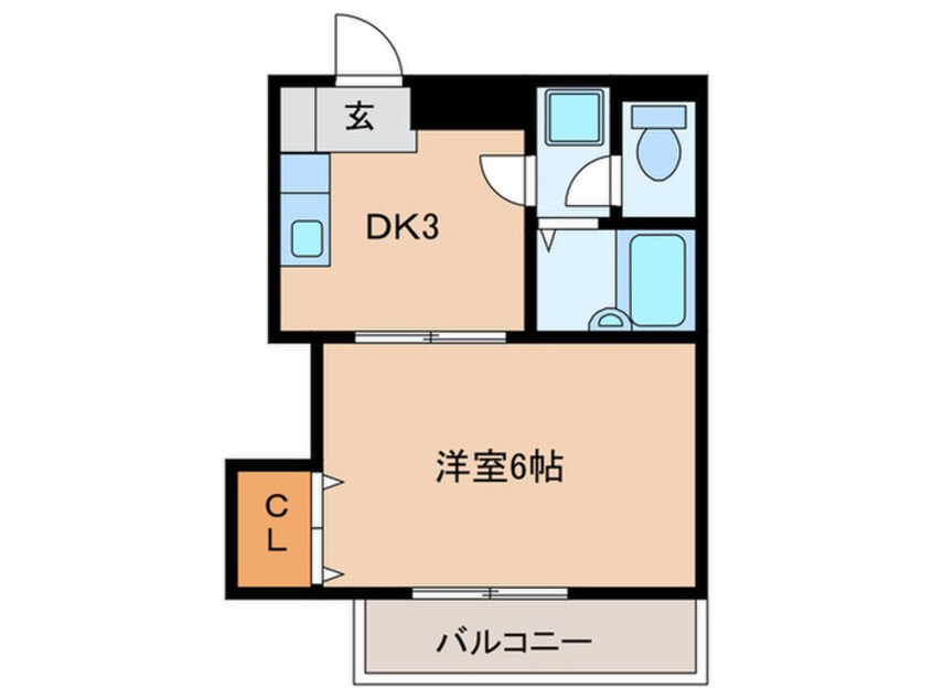 間取図 クロスステージ大濠